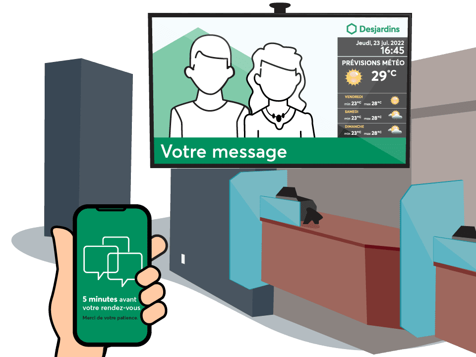 Services d'affichage dynamique en continu