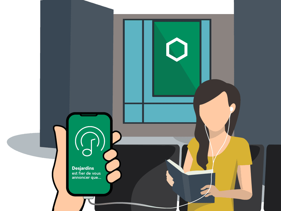 Service de diffusion en continu pour le Mouvement Desjardins